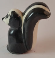 Vintage Dark Eyed Porcelain Skunk Figurine - Treasure Valley Antiques & Collectibles