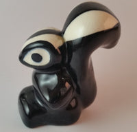 Vintage Skunk Tear Drop Eyed Skunk Figurine Marked 39 - Treasure Valley Antiques & Collectibles