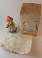 Cherished Teddies Girl Wearing Hat Figurine Sweden "You're The Swedish Of Them All" - Treasure Valley Antiques & Collectibles