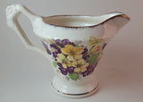 1940s James Kent Ltd. Diamond Floral Creamer Pattern 4002 Longton, England - Treasure Valley Antiques & Collectibles