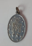 Early 20th Century Saint Catherine Labouré Miraculous Medal of Virgin Mary Rosary Pendant. - Treasure Valley Antiques & Collectibles