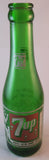 Vintage 1960s 7up 7 oz Glass Bottle Joliet Chicago, Illinois - Treasure Valley Antiques & Collectibles