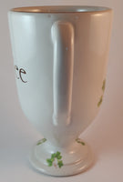 Set of 2 1950s White Wade Ireland Porcelain Irish Coffee Mug with Gold Trim and Lettering - Treasure Valley Antiques & Collectibles