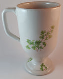 Set of 2 1950s White Wade Ireland Porcelain Irish Coffee Mug with Gold Trim and Lettering - Treasure Valley Antiques & Collectibles