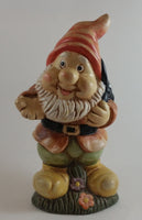 Vintage Snow White "Happy" Dwarf Ceramic Figurine - Sabre of Montreal Made in China - Treasure Valley Antiques & Collectibles