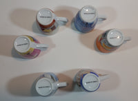 Vintage Cafe Pattern Girls Cup & Saucer Set of 6 in Box - Treasure Valley Antiques & Collectibles