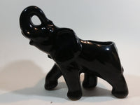 1950s McMaster Pottery Black Elephant Planter - Treasure Valley Antiques & Collectibles