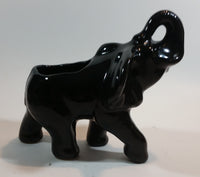 1950s McMaster Pottery Black Elephant Planter - Treasure Valley Antiques & Collectibles