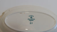 Rare 1930s Johnson Bros England Pareek "The Adam" Gravy Boat and Saucer Plate - Treasure Valley Antiques & Collectibles