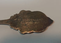 Vintage 1981 Christmas Electroplated Brass Made in Holland Collectible Spoon - Treasure Valley Antiques & Collectibles