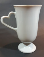 Rare 1982 Holly Hobbie "Blue Girl" Porcelain Tall Tea Cup with Gold Trim