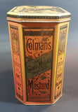 Vintage 1980s Reproduction Replicans Bedford, England Colman's Mustard Storage Tin - Treasure Valley Antiques & Collectibles