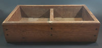 Antique Primitive Wooden Tool Box - Treasure Valley Antiques & Collectibles