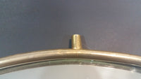 19th Century Gold Gilt Oval Crown Top Mirror - Treasure Valley Antiques & Collectibles