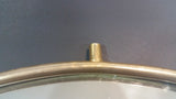 19th Century Gold Gilt Oval Crown Top Mirror - Treasure Valley Antiques & Collectibles