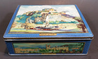 Vintage 1940s Gray and Dunn Biscuits Tin Cookie Tin Depicting Scottish Castles - Treasure Valley Antiques & Collectibles