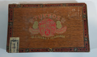 1935 Tueros Cigar Box - Havana (Habana) Cuba De J. Teuro y Hermanos Lily - Treasure Valley Antiques & Collectibles