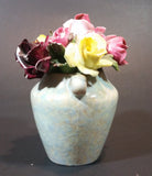Vintage Aynsley Porcelain Floral China Mixed Rose Bouquet Vase Made in England - Treasure Valley Antiques & Collectibles