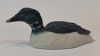 Ring Necked Loon Bird 4 3/4" Long Wildlife Resin Sculpture Ornament