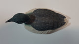 Ring Necked Loon Bird 4 3/4" Long Wildlife Resin Sculpture Ornament