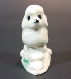 1970s Red Rose Tea White Poodle Dog Wade England Figurine - Treasure Valley Antiques & Collectibles