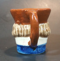 Vintage Mid-Century Miniature Toby Face Mug Colonial Man - Hand Painted - Treasure Valley Antiques & Collectibles