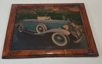 Vintage Framed Advertising Photograph of a 1930s Packard Eight Speedster - Treasure Valley Antiques & Collectibles