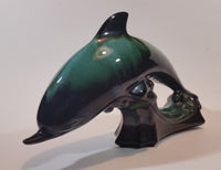 Beautiful 1970s Blue Mountain Pottery Dolphin Ornament - Treasure Valley Antiques & Collectibles