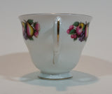 1959-1964 Queen Anne Bone China Fruit Pattern 8248 Teacup and Saucer