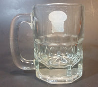 1970s A & W Root Beer Logo 4 1/8" Clear Glass Mug - Treasure Valley Antiques & Collectibles