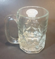 1970s A & W Root Beer Logo 4 1/8" Clear Glass Mug - Treasure Valley Antiques & Collectibles