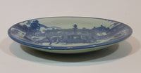 Victoria Ware Ironstone Flo Blue 7.5" Plate - Greenish - Small Stamp - Might be Reproduction - Treasure Valley Antiques & Collectibles