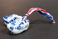 Vintage Delft Blue Handpainted Holland Windmill Shoe Set - Treasure Valley Antiques & Collectibles