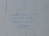 Royal Sphinx Holland - Studio Van Eldik Follega - Sassenpoort Zwolle Delft Blue Tile - Treasure Valley Antiques & Collectibles
