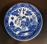 1940s Blue Willow Ware Japan Teacup Saucer Plate - Treasure Valley Antiques & Collectibles