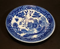 1940s Blue Willow Ware Japan Teacup Saucer Plate - Treasure Valley Antiques & Collectibles