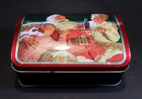 2002 Coca-Cola Coke Santa Holiday Joy Hudson's Bay Collectible Hinged Tin - Treasure Valley Antiques & Collectibles