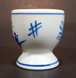 Vintage Handpainted Delft Blue Windmill Egg Cup - Treasure Valley Antiques & Collectibles