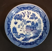 1940s Blue Willow Ware Japan Teacup Saucer Plate - Treasure Valley Antiques & Collectibles