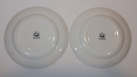 1980s Churchill England Blue Willow Pattern 8" Side Salad Luncheon Plates Set of 2 - Treasure Valley Antiques & Collectibles