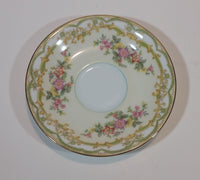 c. 1963 Noritake China Pattern 631 Lolita Flowers with Gold Trim Teacup Saucer - Japan - Treasure Valley Antiques & Collectibles