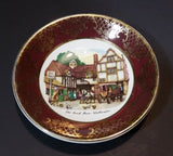 Vintage Weatherby Hanley England Royal Falcon Ware "Old Coach House" Woolhampton 4" Plate - Treasure Valley Antiques & Collectibles