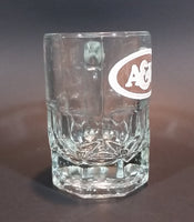 1970s A & W Clear Glass 3 1/8" Miniature Root Beer Mug - Treasure Valley Antiques & Collectibles