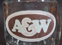 1970s A & W Clear Glass 3 1/8" Miniature Root Beer Mug - Treasure Valley Antiques & Collectibles