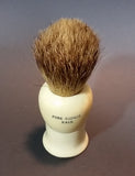 1940s Rubberset Pure Badger Hair Shaving Brush - Old King Rubberset Trademark - Made in Canada - Treasure Valley Antiques & Collectibles