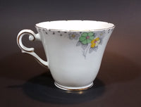 1939-1940 Wellington England Best Bone China Mixed Floral Gold Trim Porcelain Teacup Pattern 7857 - Treasure Valley Antiques & Collectibles