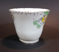 1939-1940 Wellington England Best Bone China Mixed Floral Gold Trim Porcelain Teacup Pattern 7857 - Treasure Valley Antiques & Collectibles