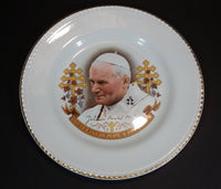 1984 Pope John Paul II (Joannes Paulus PP. II) Commemorate Visit To Canada Plate - Made in England - Treasure Valley Antiques & Collectibles