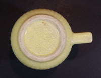 1970s Brown and Light Yellow Drip Glaze Mug Cup - Made in Taiwan - Treasure Valley Antiques & Collectibles