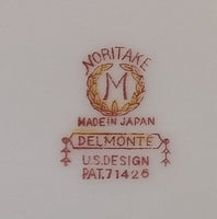 Antique 1926 Noritake Moriumura Bros. Delmonte Pattern 7 1/2" Bowl Set of 2 - US Design Patent 71426 - Treasure Valley Antiques & Collectibles